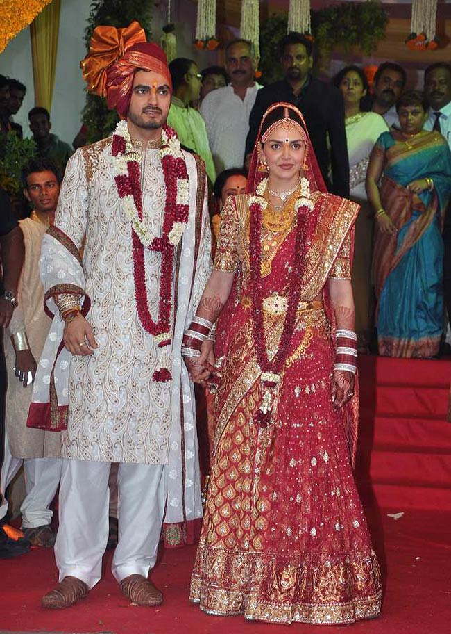 ईशा और भरत तख्‍तानी की शादी की तस्‍वीरें |  संगीत समारोह