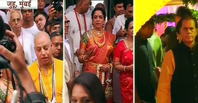 ईशा और भरत तख्‍तानी की शादी की तस्‍वीरें |  संगीत समारोह