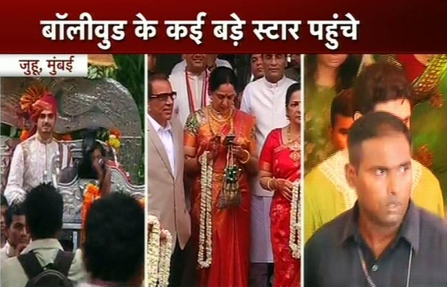 ईशा और भरत तख्‍तानी की शादी की तस्‍वीरें |  संगीत समारोह