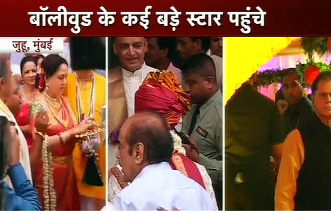 ईशा और भरत तख्‍तानी की शादी की तस्‍वीरें |  संगीत समारोह