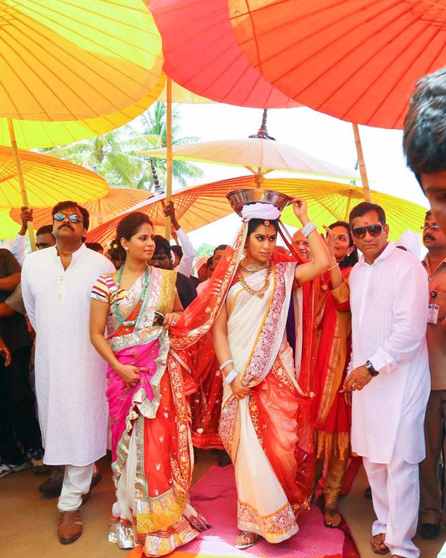 चिरंजीवी के बेटे रामचरन तेजा की शादी का एलबम