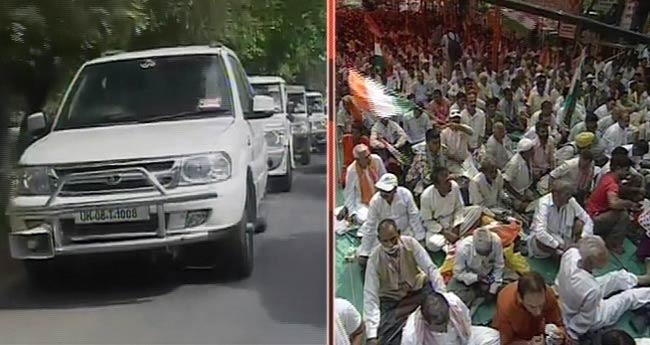 अन्‍ना-रामदेव के अनशन की तस्‍वीरें | बाबा हुए थे गिरफ्तार