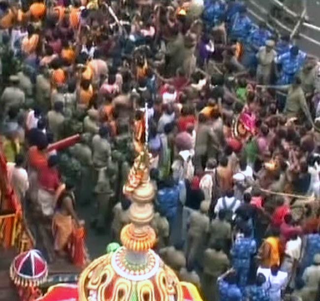 जगन्नाथ रथयात्रा पर उमड़ा श्रद्धालुओं का सैलाब