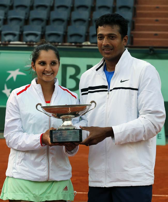 फ्रेंच ओपन में सानिया-भूपति की जोड़ी बनी चैंपियन