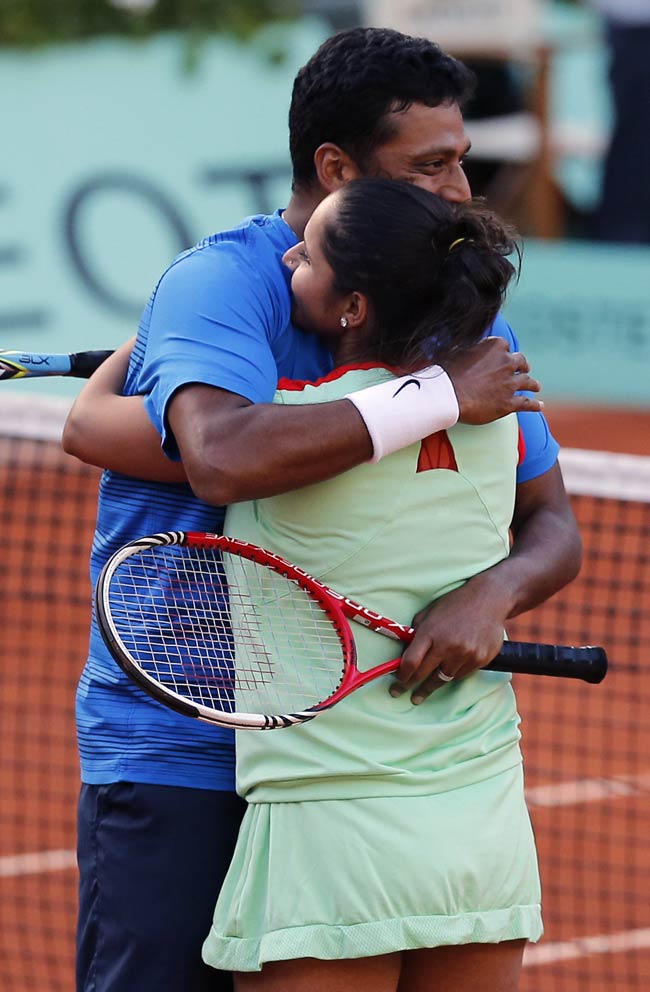 फ्रेंच ओपन में सानिया-भूपति की जोड़ी बनी चैंपियन