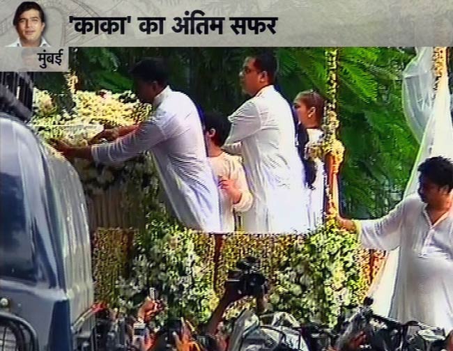 राजेश खन्ना का अंतिम सफर | अनदेखी तस्वीरें