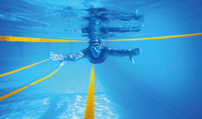 भारतीय तैराकों का अनोखा फोटोशूट