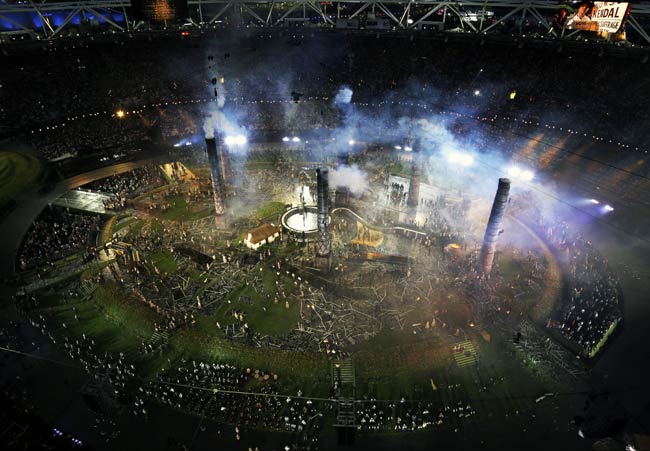 तस्वीरों में देखें लंदन ओलंपिक का उद्घाटन समारोह