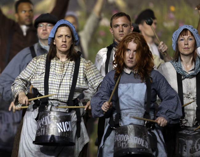 तस्वीरों में देखें लंदन ओलंपिक का उद्घाटन समारोह