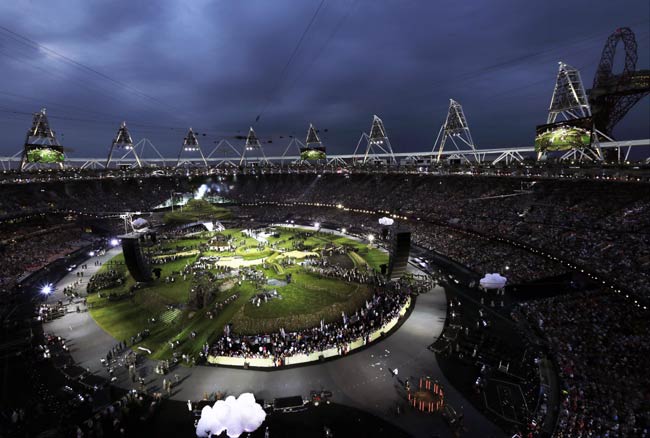 तस्वीरों में देखें लंदन ओलंपिक का उद्घाटन समारोह