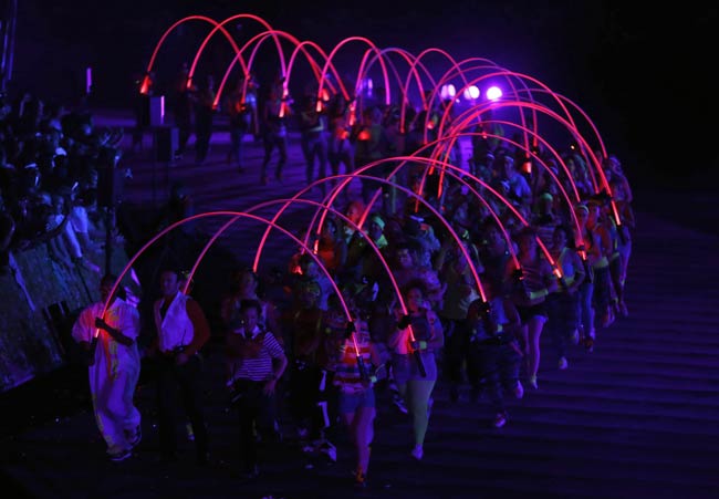 तस्वीरों में देखें लंदन ओलंपिक का उद्घाटन समारोह