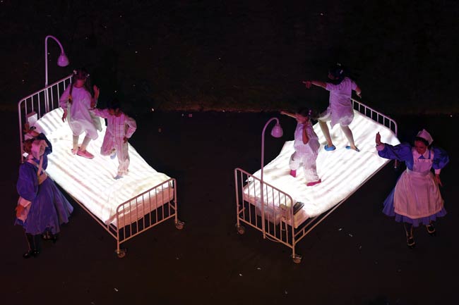 तस्वीरों में देखें लंदन ओलंपिक का उद्घाटन समारोह