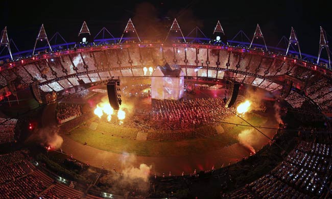 तस्वीरों में देखें लंदन ओलंपिक का उद्घाटन समारोह