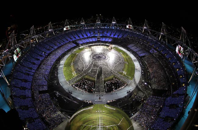 तस्वीरों में देखें लंदन ओलंपिक का उद्घाटन समारोह