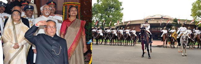 13वें राष्ट्रपति प्रणब मुखर्जी ने ली शपथ