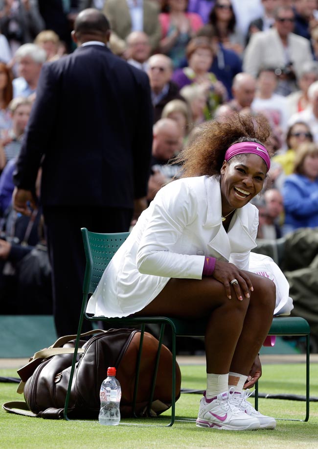 सेरेना के सिर सजा विम्‍बलडन का ताज | विंबलडन में सचिन