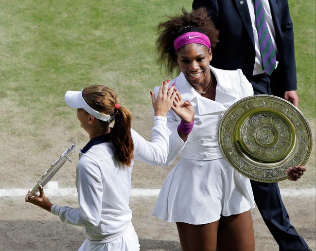 सेरेना के सिर सजा विम्‍बलडन का ताज | विंबलडन में सचिन