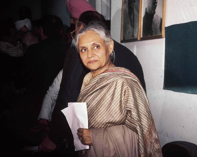 तस्‍वीरों में जानिए कौन हैं शीला दीक्षित