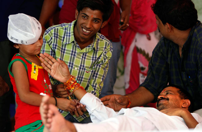 अनशन के 9वें दिन की तस्वीरें | फोटो: 8th Day