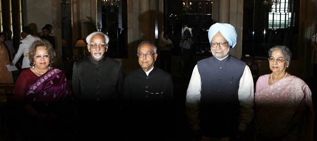 हामिद अंसारी ने ली उपराष्‍ट्रपति पद की शपथ