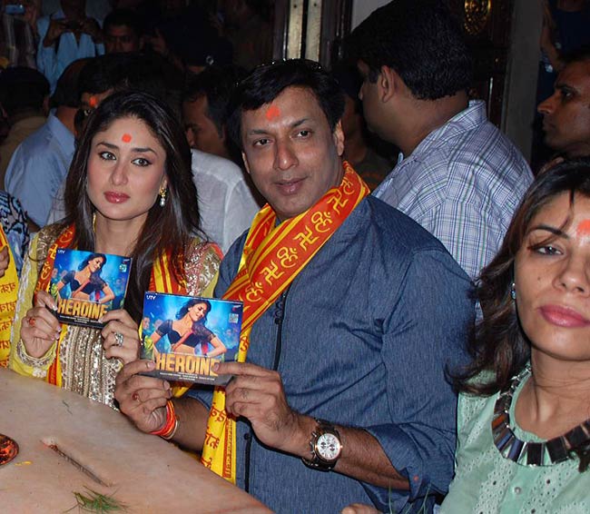 सिद्धि विनायक के दर पर 'हीरोइन' का म्यूजिक लॉन्च | विशेष कवरेज