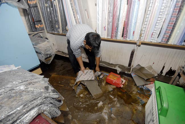 भारी बारिश से बदहाल हुआ जयपुर