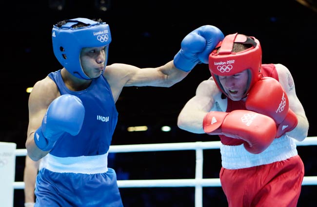 क्‍वार्टर फाइनल में हारकर ओलंपिक से बाहर हुए देवेंद्रो