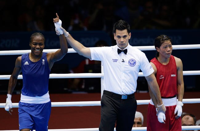 लंदन ओलंपिक: 12वें दिन की खास तस्‍वीरें