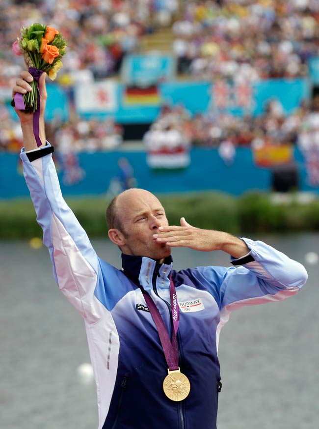 लंदन ओलंपिक: 12वें दिन की खास तस्‍वीरें