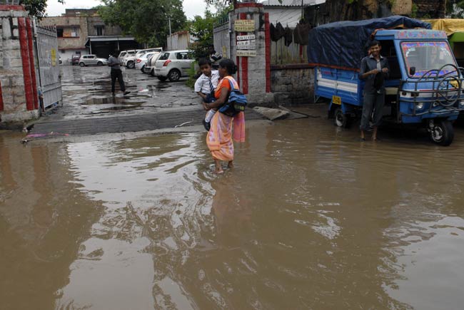 जयपुर में भारी बारिश, शहर हुआ पानी-पानी