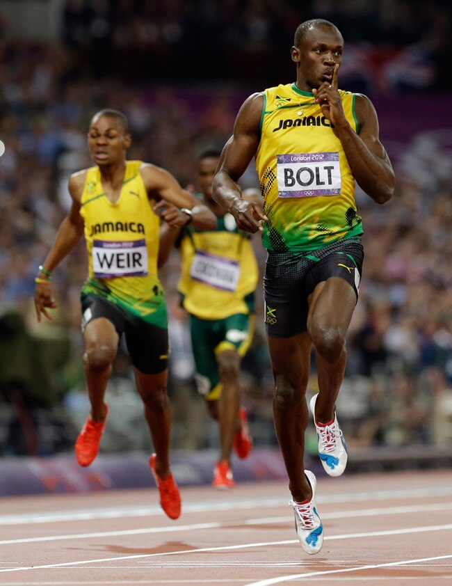 200 मीटर में स्वर्ण जीत उसैन बोल्ट ने रचा इतिहास