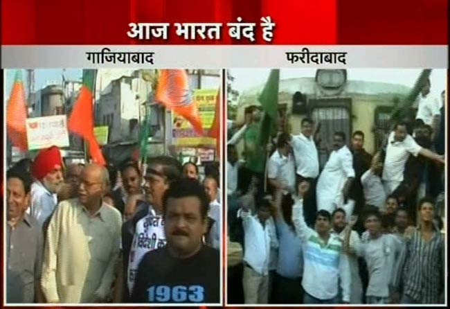 देशव्यापी बंद से अस्त-व्यस्त हुआ भारत