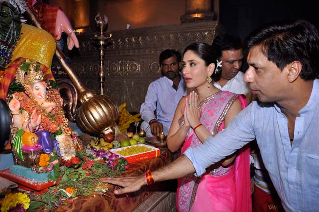 गणपति के दर पहुंचे करीना कपूर व मधुर भंडारकर | फर्स्‍ट लुक