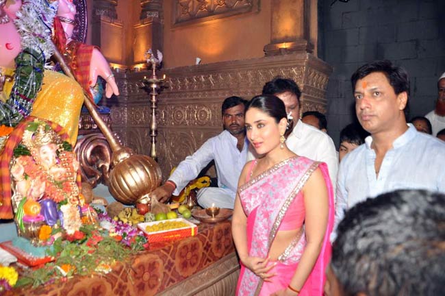 गणपति के दर पहुंचे करीना कपूर व मधुर भंडारकर | फर्स्‍ट लुक