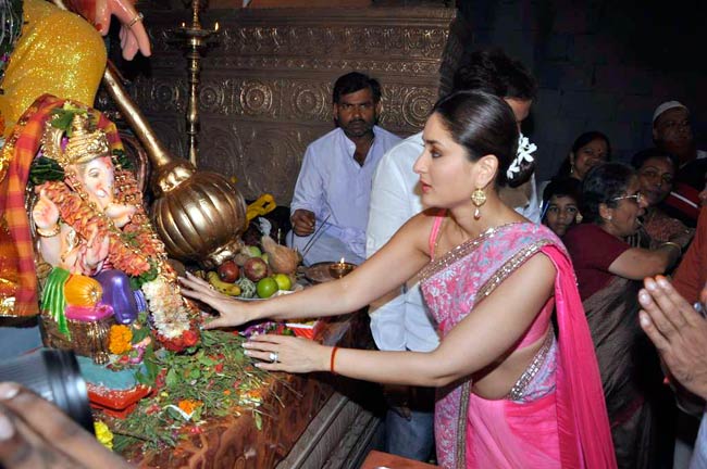 गणपति के दर पहुंचे करीना कपूर व मधुर भंडारकर | फर्स्‍ट लुक