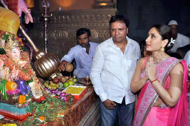 गणपति के दर पहुंचे करीना कपूर व मधुर भंडारकर | फर्स्‍ट लुक