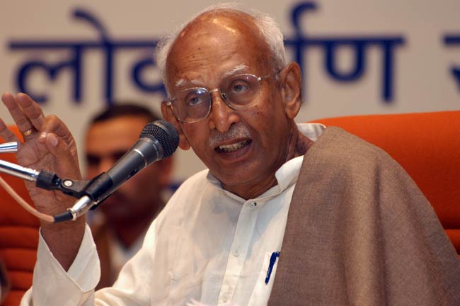 RSS के पूर्व प्रमुख के एस सुदर्शन का निधन