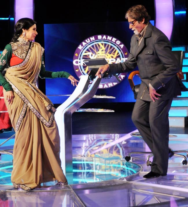 श्रीदेवी के साथ थिरके अमिताभ