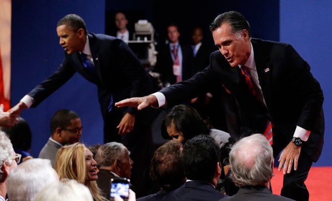 तीसरी बहस में भी ओबामा पड़े रोमनी पर भारी