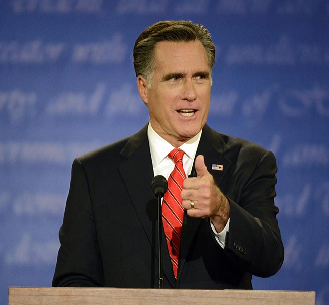 आर्थिक नीतियों पर ओबामा, रोमनी में जोरदार बहस