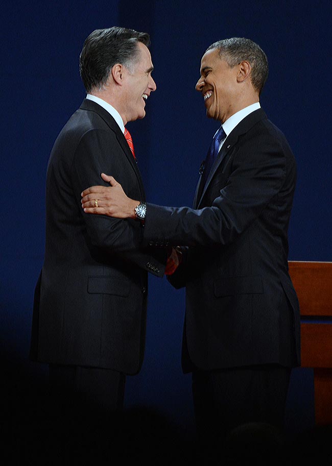 आर्थिक नीतियों पर ओबामा, रोमनी में जोरदार बहस