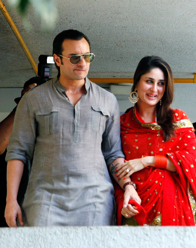 शादी के बंधन में बंधे सैफ-करीना | अनदेखी करीना