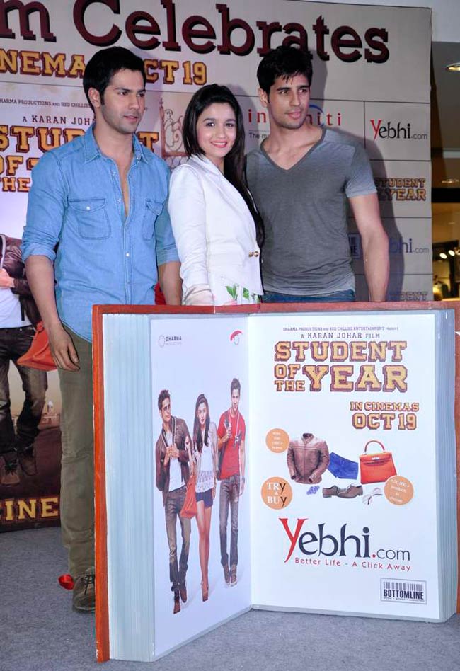 फिल्‍म 'स्‍टूडेंट ऑफ द ईयर' का प्रमोशन | फर्स्ट लुक