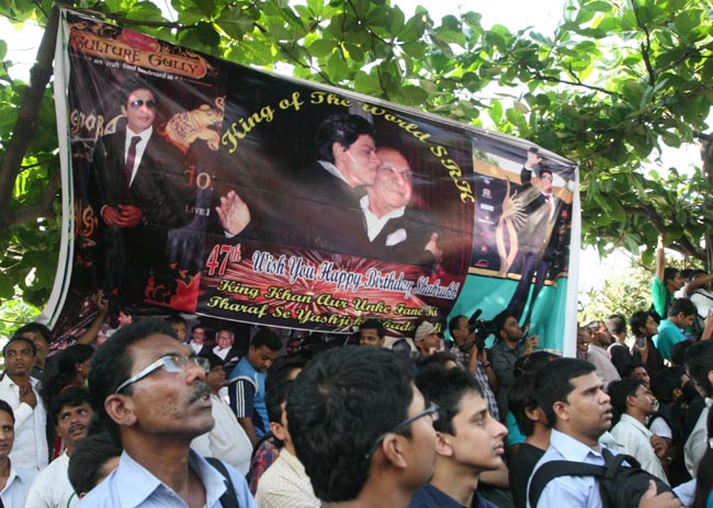 शाहरूख खान ने मनाया अपना 47वां जन्‍मदिन