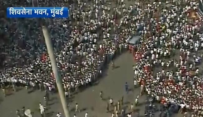 बाला साहेब ठाकरे की अंतिम यात्रा | नहीं रहे बाला साहेब