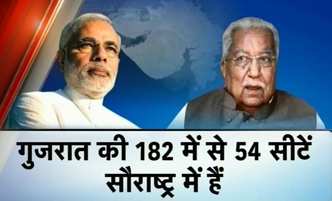 गुजरात विधानसभा चुनाव 2012 में सौराष्ट्र का रण