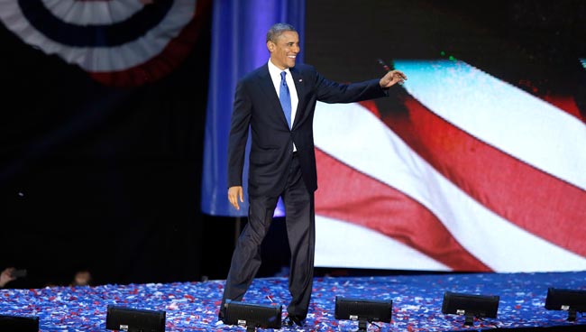 ह्वाइट हाउस की रेस में बराक ओबामा जीते | जीते ओबामा