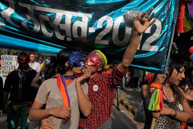 समलैंगिक अधिकारों को लेकर दिल्‍ली में परेड