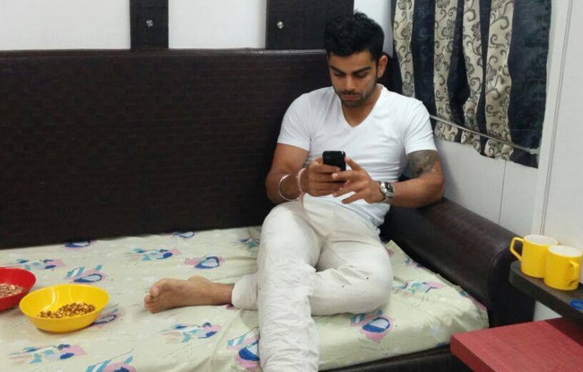 देखें जब मिली कप्तानी तो क्या कर रहे थे कोहली...