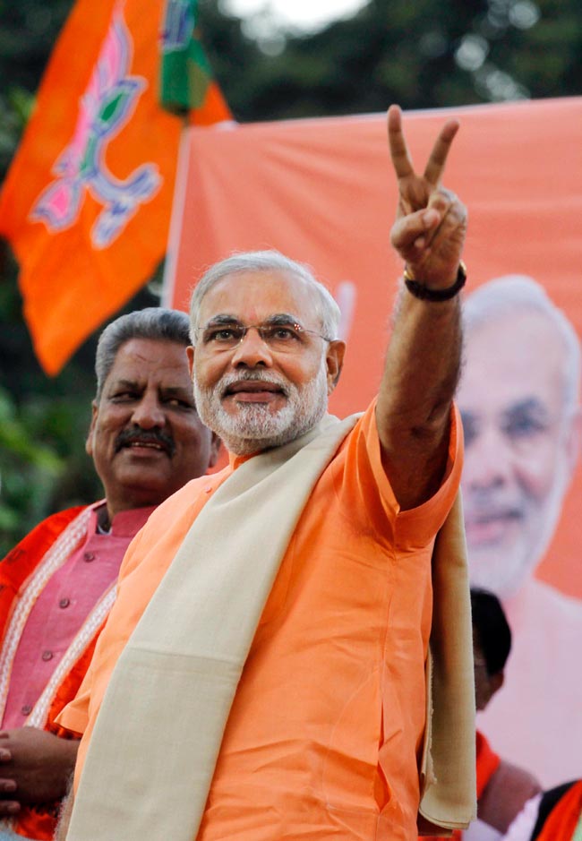 गुजरात में जीत का जश्न | मोदी की अनदेखी तस्वीरें